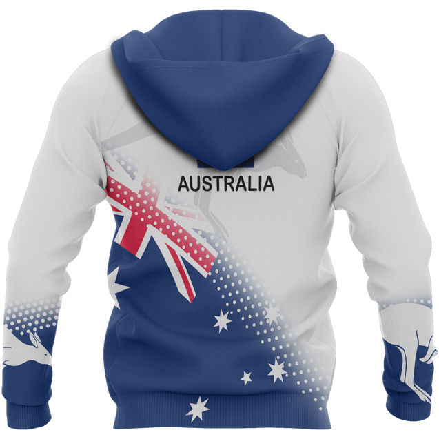 Australia Flag Zip Hoodie Dots Version PL-Apparel-PL8386-Hoodie-S-Vibe Cosy™