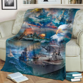 US Navy 3D All Over Printed Blanket