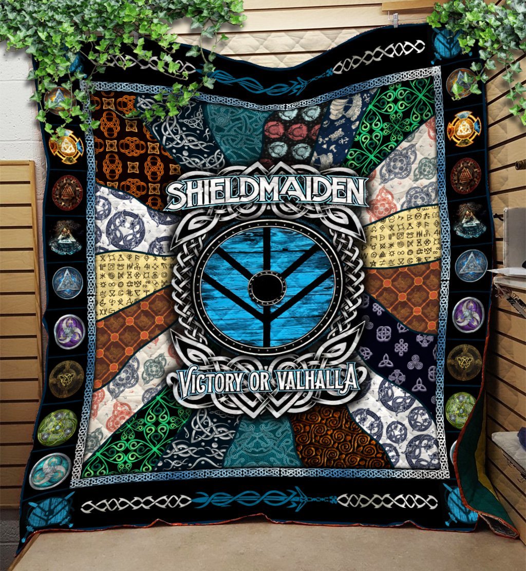 Viking 3D All Over Printed Quilt