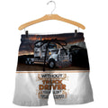 3D All Over Printed Truck Kenworth Shirts-Apparel-HP Arts-SHORTS-S-Vibe Cosy™