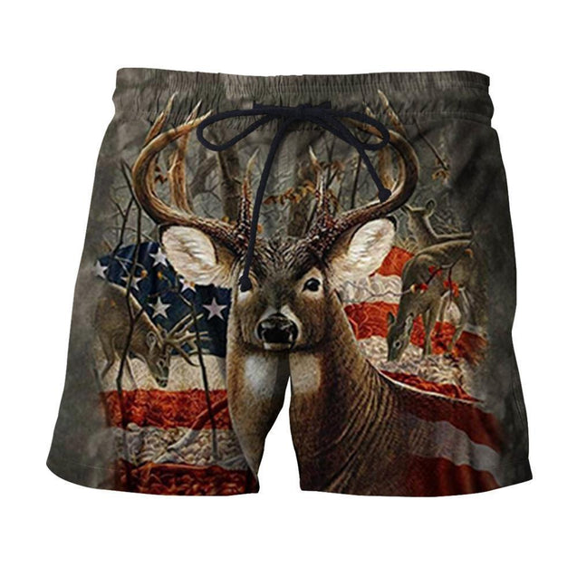 3D All Over Printed Deer Clothes-Apparel-HP Arts-SHORTS-S-Vibe Cosy™