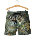 3D All Over Printed Camo Duck Hunting Art Shirts-Apparel-HP Arts-SHORTS-S-Vibe Cosy™