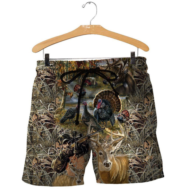 3D All Over Printed Hunting Shirts-Apparel-HP Arts-SHORTS-S-Vibe Cosy™