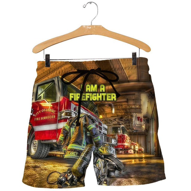 3D All Over Printed Fire Fighter Job-Apparel-HP Arts-SHORTS-S-Vibe Cosy™