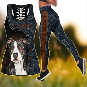 Love Pit bull Combo Legging + Tank by SUN Pi210422-Apparel-SUN-S-S-Vibe Cosy™