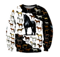 Love Horse 3D All Over Printed Shirts