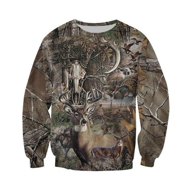 3D Printed Camo Hunting Art Clothes-Apparel-HP Arts-Sweatshirt-S-Vibe Cosy™