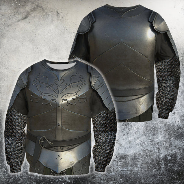 3D All Over Printed Knight Medieval Armor Tops-Apparel-HP Arts-Sweatshirt-S-Vibe Cosy™