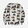 3D All Over Printed Otters Of The World Shirts and Shorts-Apparel-HP Arts-Sweatshirt-S-Vibe Cosy™