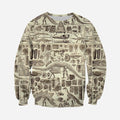 3D All Over Printed Dinosaur Fossils Shirts-Apparel-6teenth World-Sweatshirt-S-Vibe Cosy™