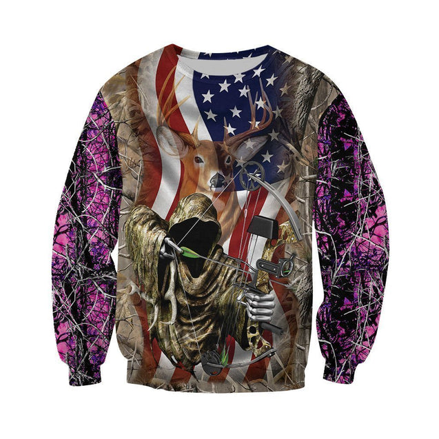 3D All Over Printed Love Hunting Shirts-Apparel-HP Arts-Sweatshirt-S-Vibe Cosy™