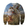 3D All Over Printed Pheasant Hunting Art Shirts-Apparel-HP Arts-Sweatshirt-S-Vibe Cosy™