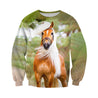 3D All Over Printed Horse Haflinger Shirts-Apparel-HP Arts-Sweatshirt-S-Vibe Cosy™