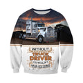 3D All Over Printed Truck Kenworth Shirts-Apparel-HP Arts-Sweatshirt-S-Vibe Cosy™