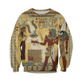 3D All Over Printed Egyptian Shirts and Shorts HP005-Apparel-HP Arts-Sweatshirt-S-Vibe Cosy™
