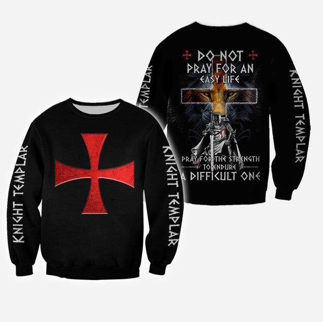 3D All Over Printed Powerful Knight Templars-Apparel-HP Arts-Sweatshirt-S-Vibe Cosy™