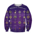 3D All Over Printed Talismans Of The Knights Templar Shirts and Shorts-Knights Templar-HP Arts-Sweatshirt-XS-Vibe Cosy™