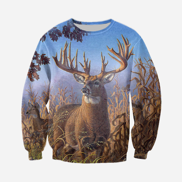 3D All Over Printed Deer Clothes-Apparel-6teenth World-Sweatshirt-S-Vibe Cosy™