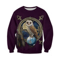 3D All Over Printed Owl Shirts-Apparel-HP Arts-Sweatshirt-S-Vibe Cosy™
