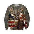 3D All Over Printed Deer Clothes-Apparel-HP Arts-Sweatshirt-S-Vibe Cosy™