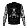 Vikings - Odin Tatoo Style - Amaze Style™-ALL OVER PRINT HOODIES