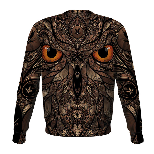 All Over Printed The Night Owl Shirts and Shorts-Apparel-HP Arts-Hoodie-S-Vibe Cosy™