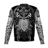 Vikings - Odin Tatoo Style - Amaze Style™-ALL OVER PRINT HOODIES