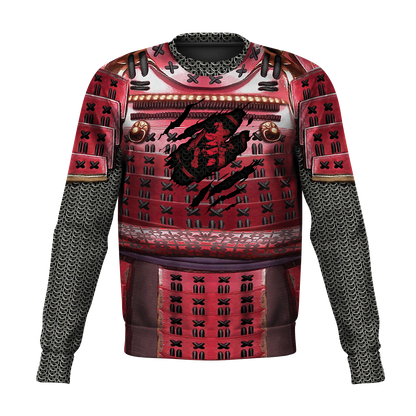 3D All Over Printed Samurai Red Armor-Apparel-6teenth World-Sweatshirt-S-Vibe Cosy™
