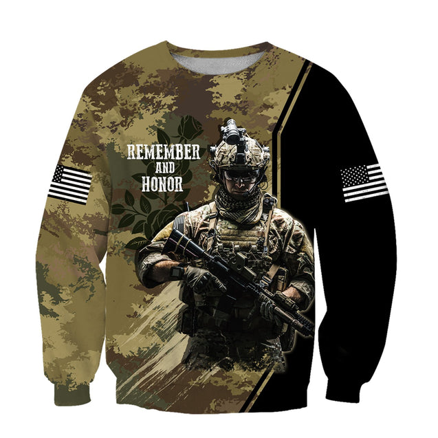 Memorial day Remember and honor the heroes 3D over printed shirts TR130401A-Apparel-Huyencass-Sweat Shirt-S-Vibe Cosy™