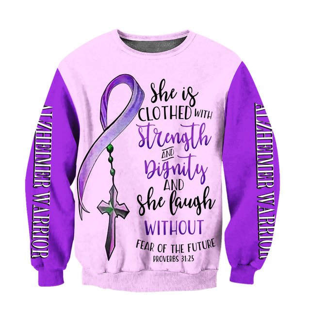 Alzheimer awareness Bible Verse 3D All Over Printed Shirts For Men and Women HHT04082002