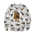 3D All Over Printed Dinosaurs Collection Shirts-Apparel-HP Arts-Sweatshirt-S-Vibe Cosy™