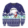 Santa Claus Goes Fishing For Xmas - Blue version TR8601 - Amaze Style™-Apparel