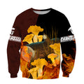 Beautiful Chanterelle mushrooms 3D all over printing shirts for men and women TR0405202-Apparel-Huyencass-Sweat Shirt-S-Vibe Cosy™