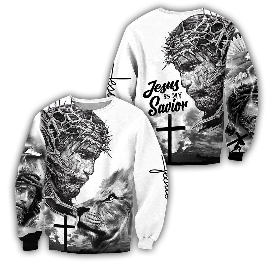 Jesus Is My Savior 3D Tattoo All Over Printed Unisex Shirts