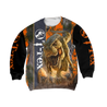 DINOSAUR T-REX 3D ALL OVER PRINTED SHIRTS MP898-Apparel-MP-Kid Sweatshirt-S-Vibe Cosy™