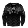 Fenrir Wolf Viking 3D All Over Printed Unisex Deluxe Hoodie ML