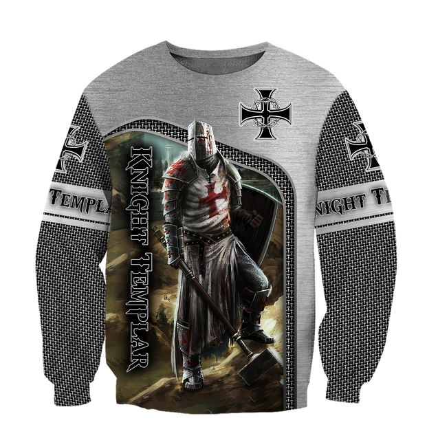 Premium Knight Templar Iron Pattern All Over Printed Shirts For Men And Women MEI