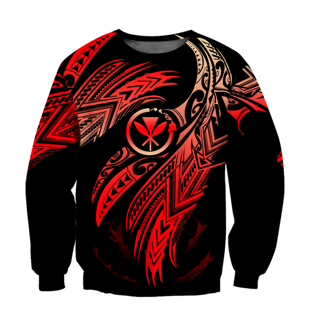 Amazing Hawaii Polynesian Tattoo Unisex Deluxe Hoodie ML