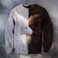 3D All Over Print Beautiful wolf Hoodie-Apparel-HD09-Sweat Shirt-S-Vibe Cosy™