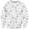 3D All Over Printing White Mushroom Shirt-Apparel-Phaethon-Sweatshirt-S-Vibe Cosy™