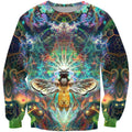 3D All Over Galaxy Bumble Bee Hoodie-Apparel-Phaethon-Sweat Shirt-S-Vibe Cosy™
