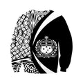 Samoa Polynesian Hoodie - Circle Style White Color - AH - J1-ALL OVER PRINT HOODIES (P)-Phaethon-Sweat Shirt-S-Vibe Cosy™