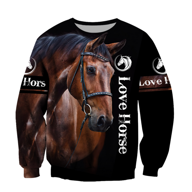 Love Horse 3D All Over Printed Shirts For Men And Women TR2005204 - Amaze Style™-Apparel