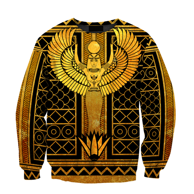 Queen of Egyptian Hoodie Over Printed for Men and Women