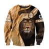 Love Lion 3D all over printed shirts for men and women TR1106201-Apparel-Huyencass-Sweat Shirt-S-Vibe Cosy™