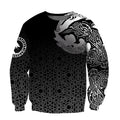 3D All Over Print Celtic Viking Wolf Hoodie NTN08242006