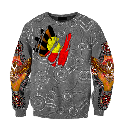 Aboriginal Australia In my heart 3D printed summer shirts