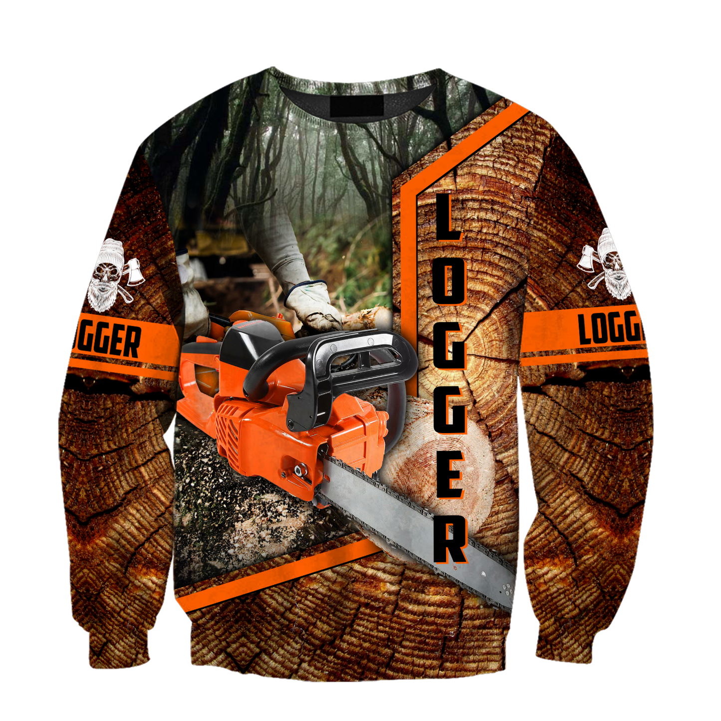 Logger Chainsaw 3D Unisex Hoodie TR1111204XT