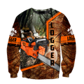 Logger Chainsaw 3D Unisex Hoodie TR1111204XT