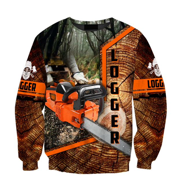 Logger Chainsaw 3D Unisex Hoodie TR1111204XT